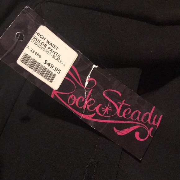 High Waisted Sailor Pants - Picture 5 of 5